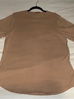 nuuds Men's Short-Sleeve Crewneck Tee in Light Brown